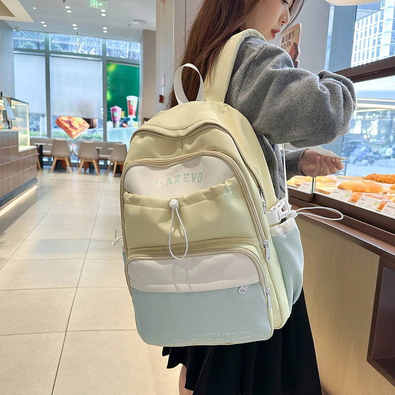 宝琳卡 时尚简约高颜值百搭 尼龙 双肩包 女款 多色
