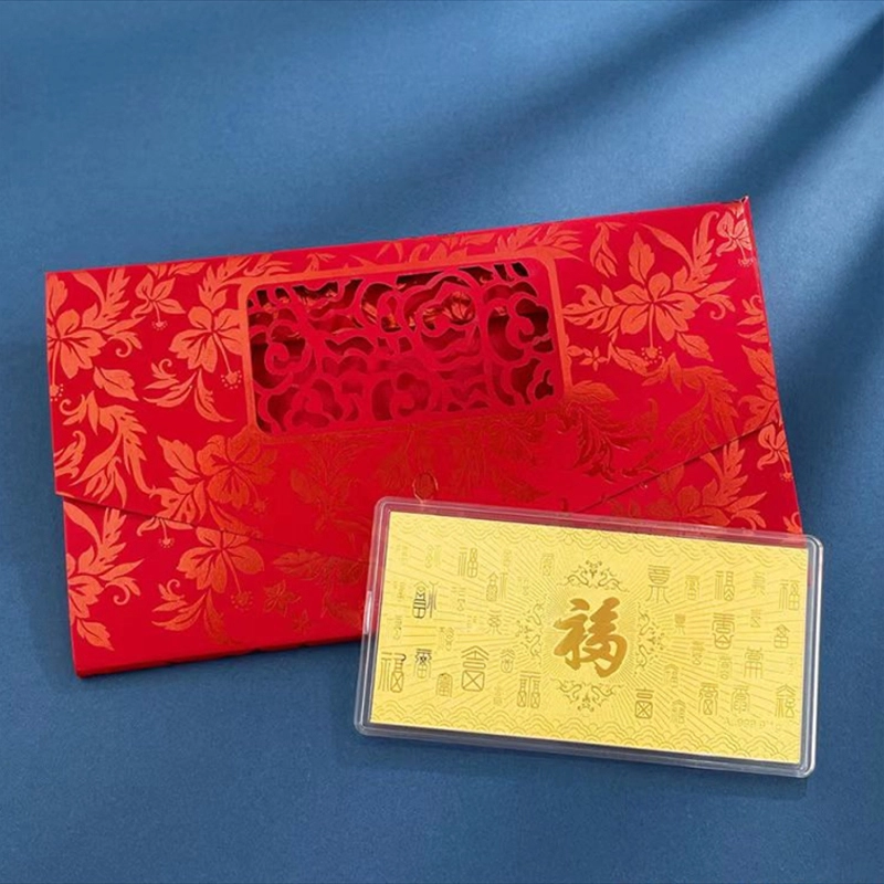 水贝之星 福运满满 国潮复古新中式精致招财转运纳福收藏纪念理财储蓄储值 足金 投资类 金条/金币/金章 男女同款情侣款