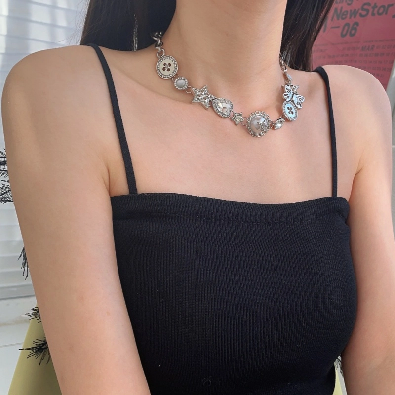 都爵 甜酷 轻奢小众 合金 项链 女款