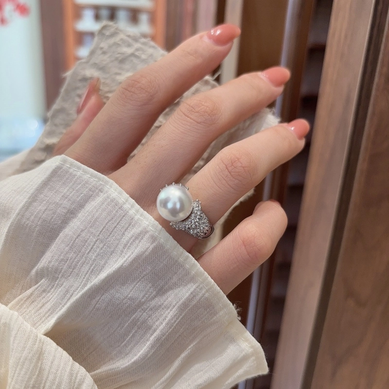 都爵 流苏形设计 轻奢高级感小众百搭优雅气质 仿珍珠 戒指 女款