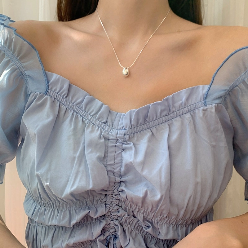 都爵 法式小众简约水滴高级感 铜 项链 女款