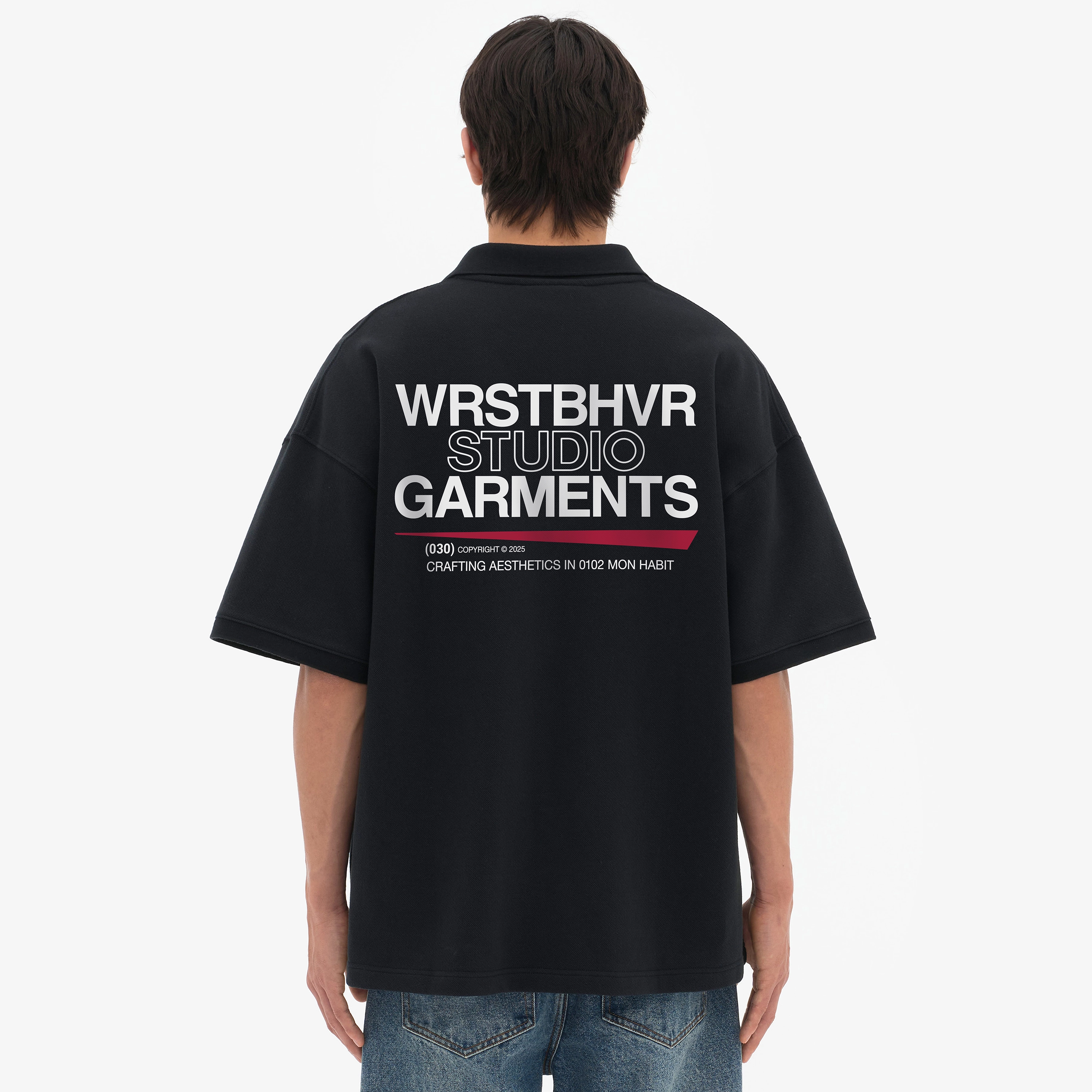 WRSTBHVR PIONEER logoPolo
