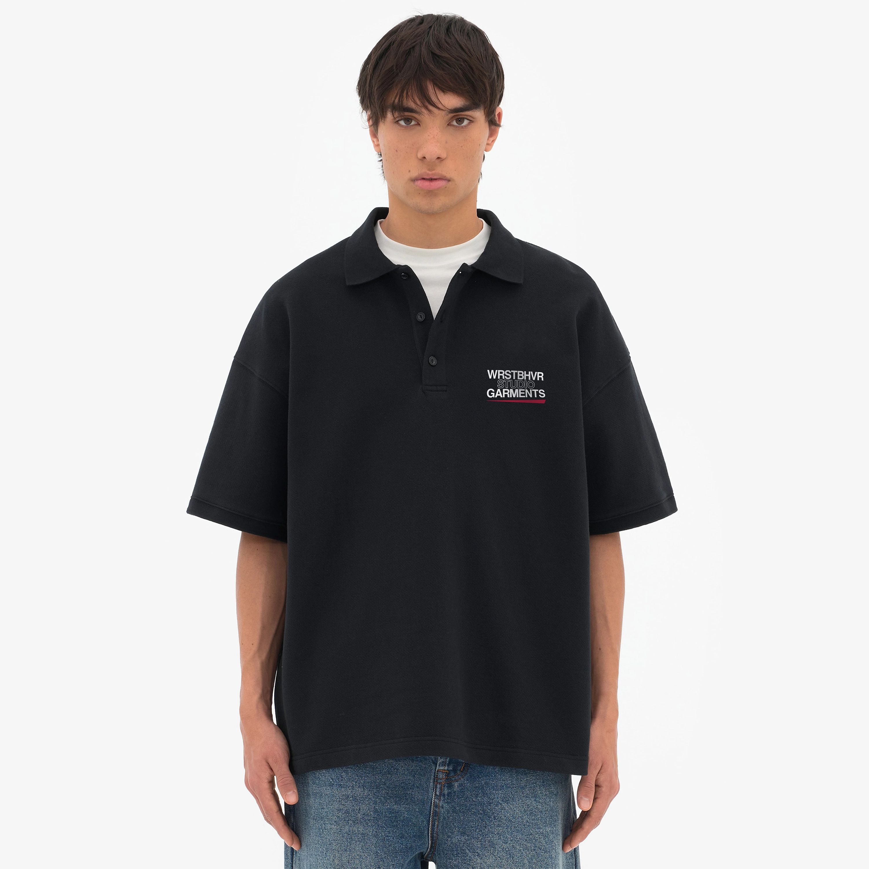 WRSTBHVR PIONEER logoPolo