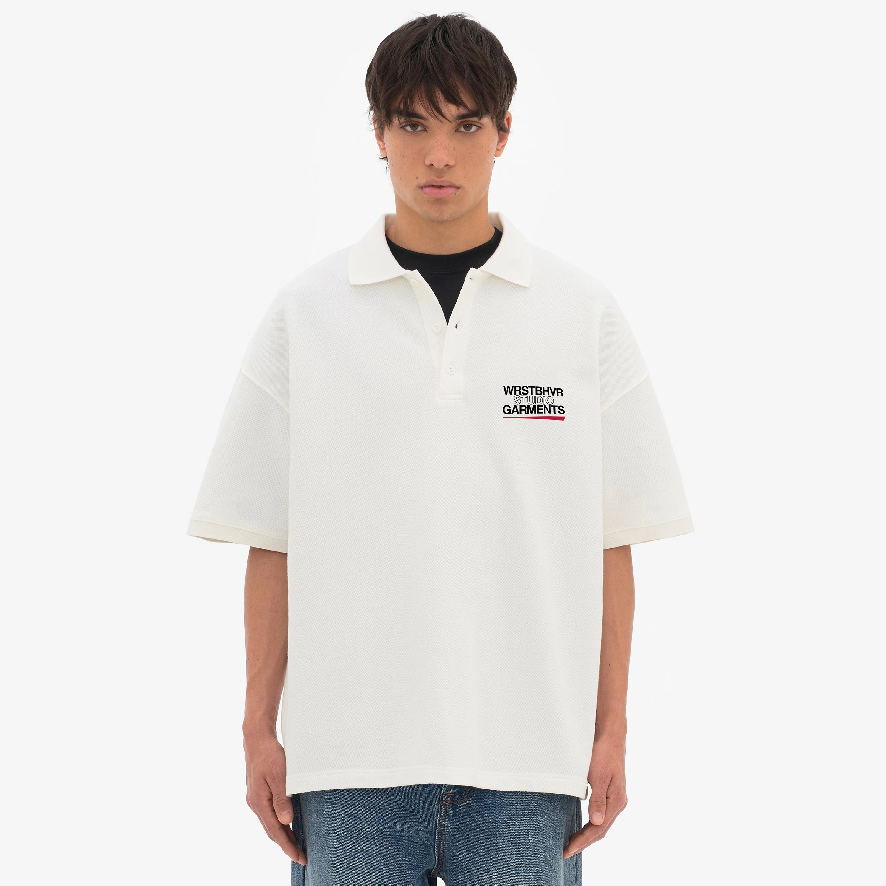 WRSTBHVR PIONEER logoPolo