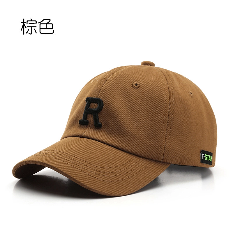 佐闯 帽子时尚简约字母刺绣弯檐户外运动防晒 棉 鸭舌帽 男款