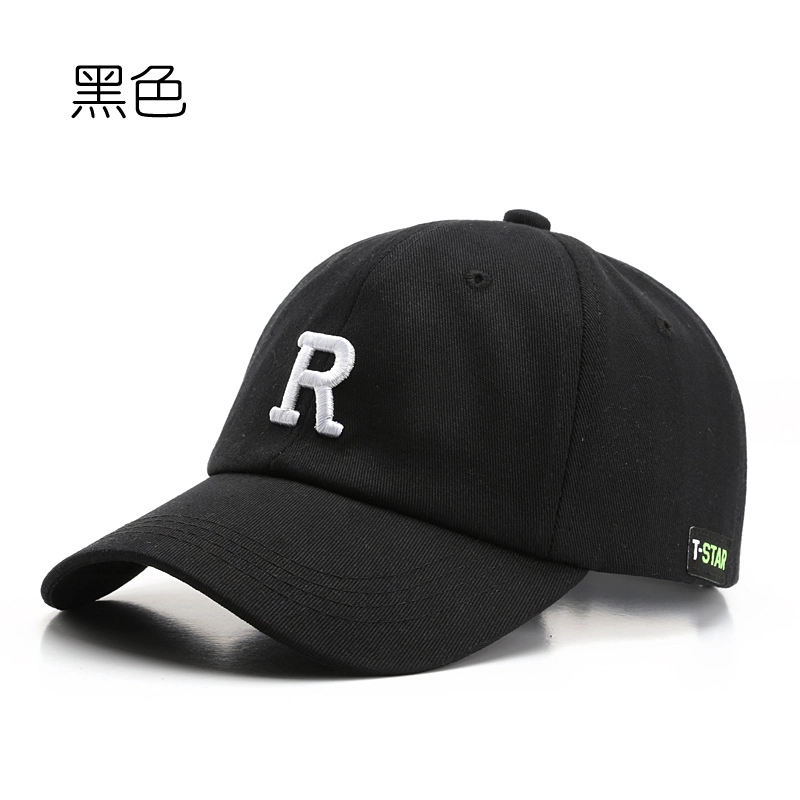 佐闯 帽子时尚简约字母刺绣弯檐户外运动防晒 棉 鸭舌帽 男款
