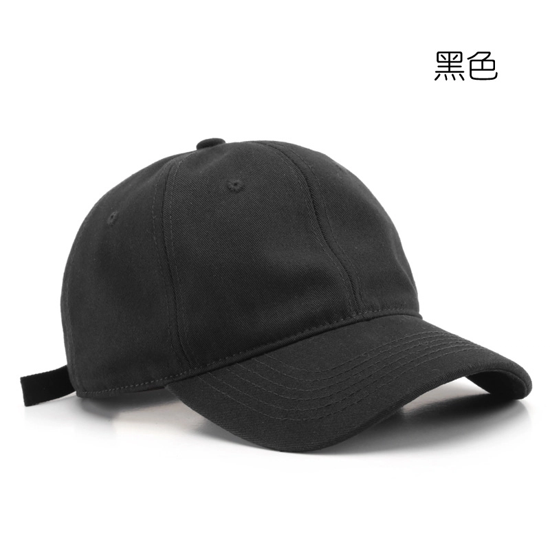 佐闯 帽子秋冬纯色光板水洗复古大头围户外防晒 棉 鸭舌帽 男女同款情侣款
