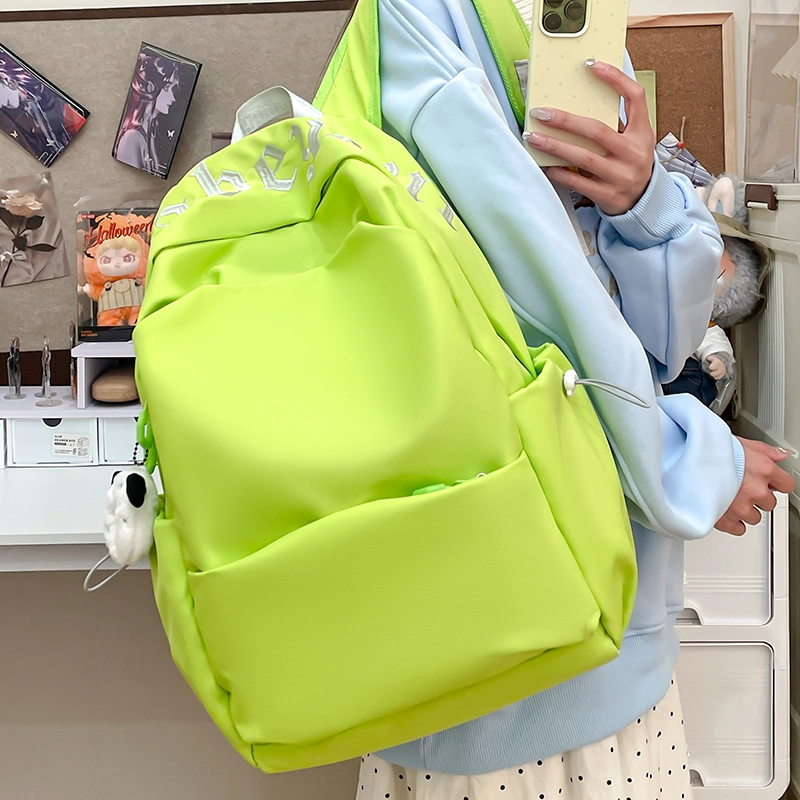 草丛喵喵喵 百搭潮流高颜值 尼龙 双肩包 男女同款情侣款 多色