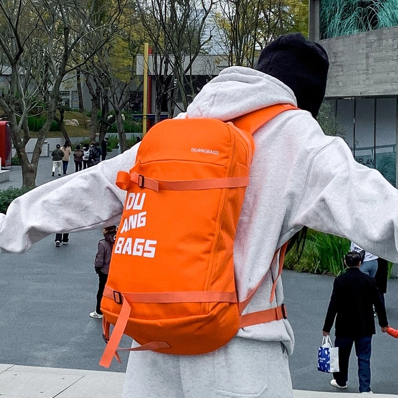 草丛喵喵喵 高颜值百搭字母潮流 牛津布 背包双肩包 男女同款情侣款 多色