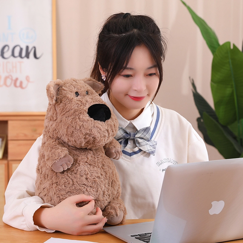 皮茜茜 卡通可爱 波波娃慵懒系列抱枕 卧室床上伴睡柔软靠枕