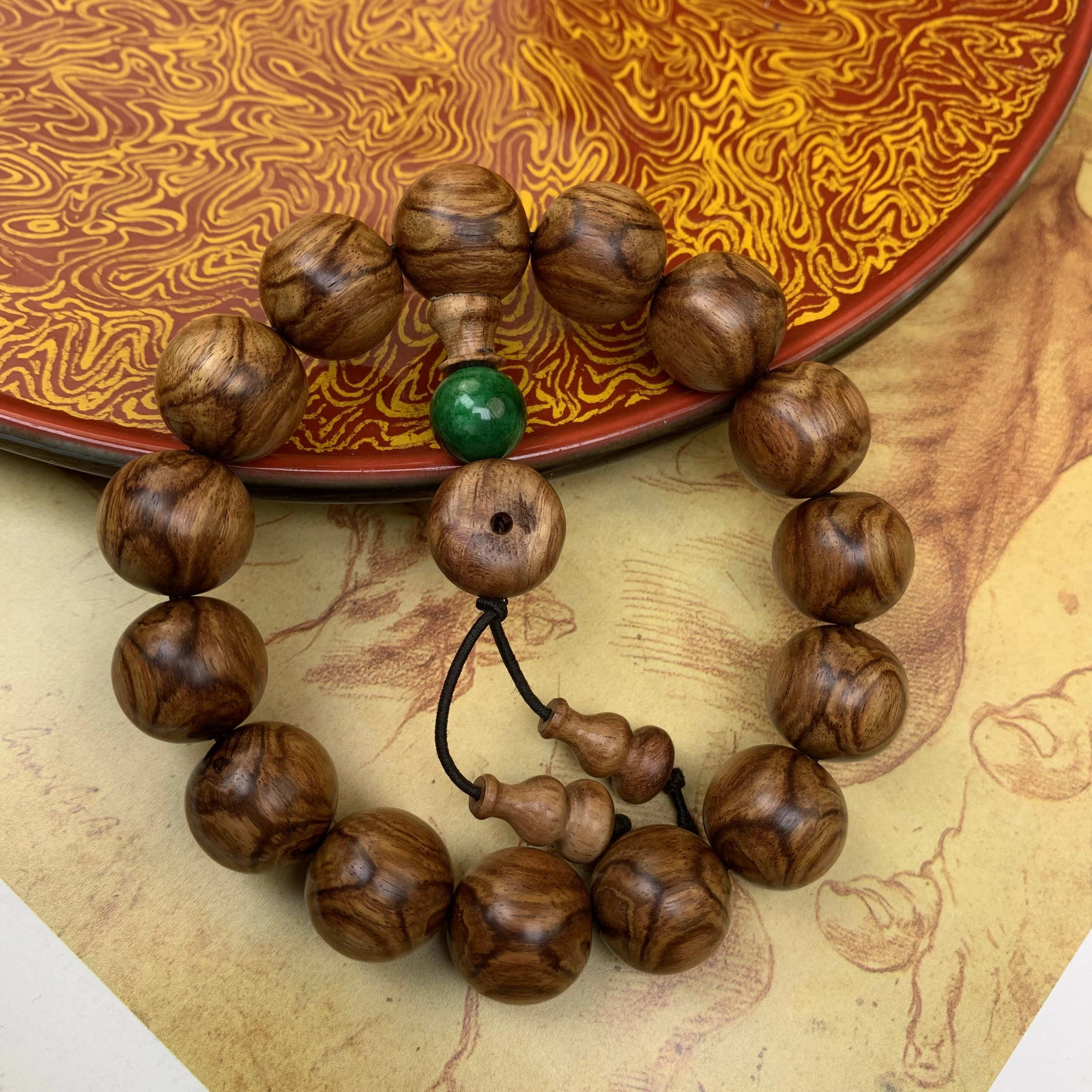 仙沐坊 对眼精品 降香味浓 时来运转海南 黄花梨 名贵木作手串 男女同款情侣款