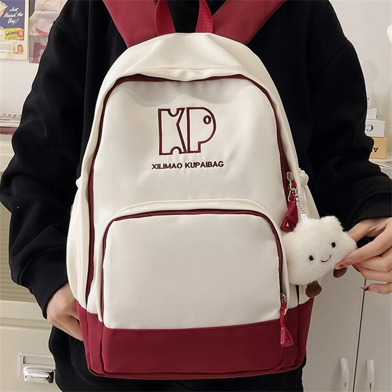 意酷 时尚潮流小众百搭高颜值大容量 尼龙初高中生大学生 双肩包 男女同款情侣款 多色