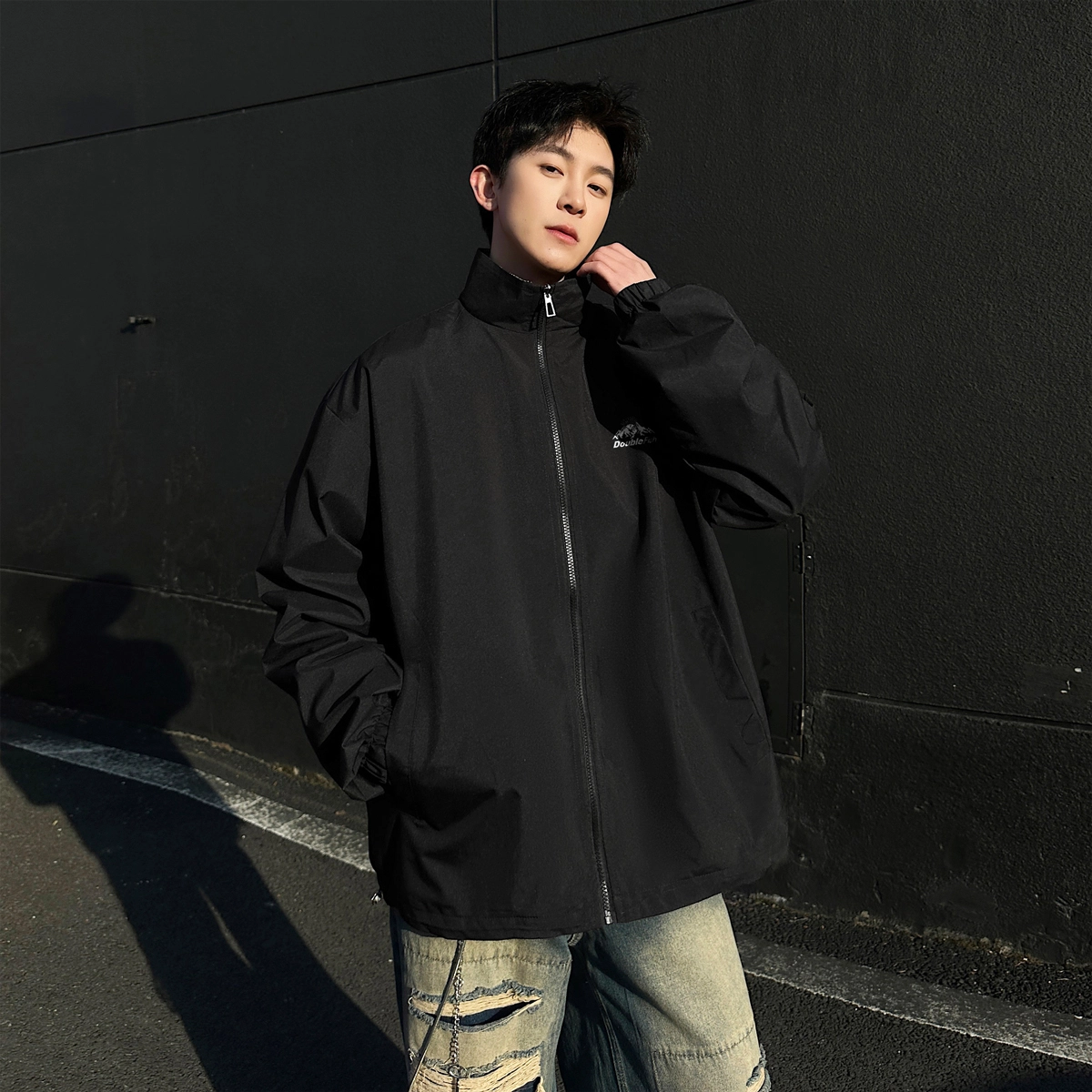 DOUBLEFISH cleanfitbomber