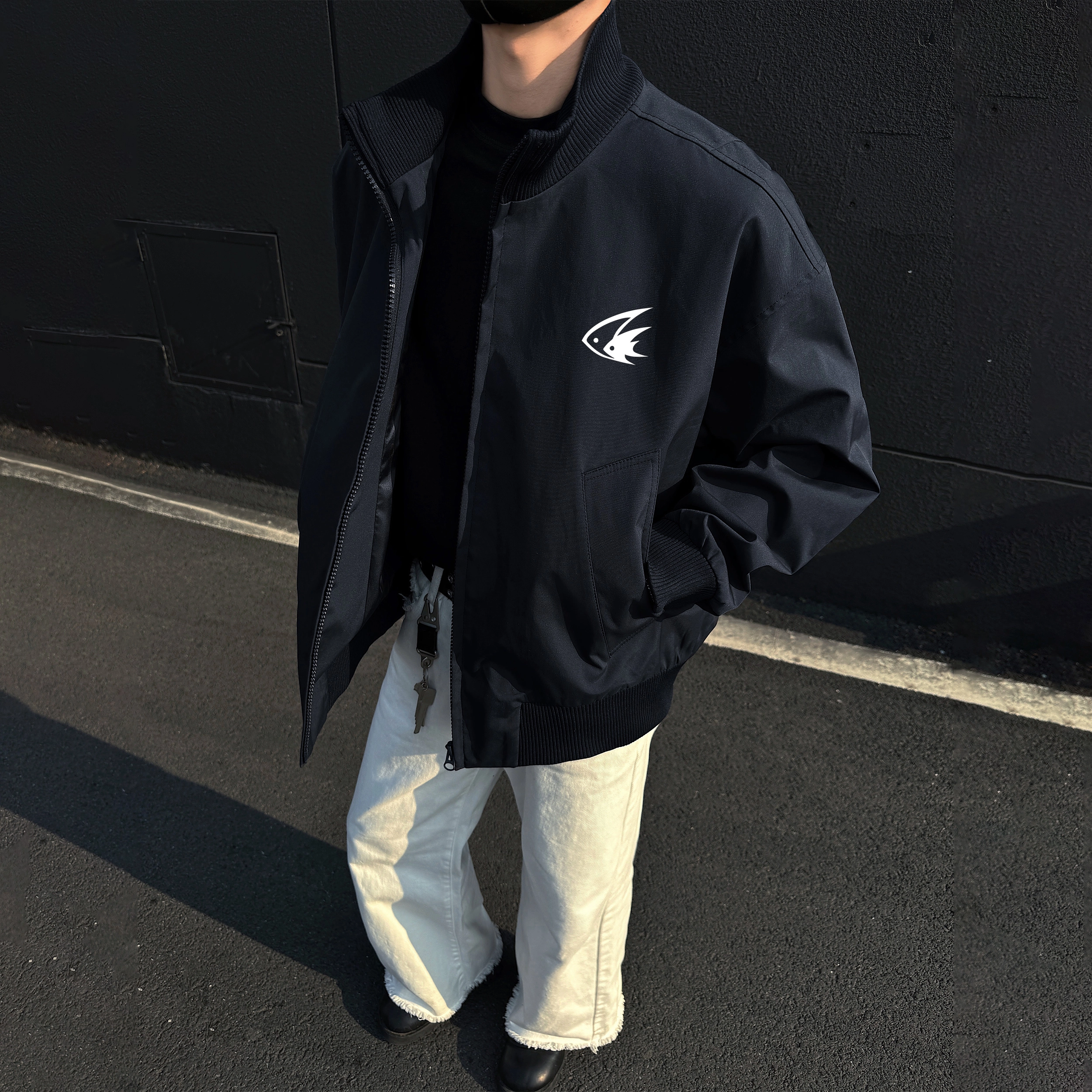 DOUBLEFISH bomberLOGOvibe