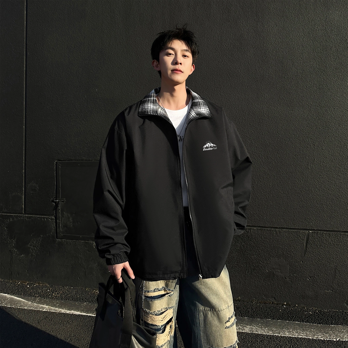 DOUBLEFISH cleanfitbomber
