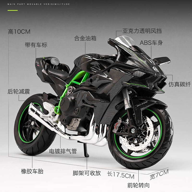 Maisto x Kawasaki 112 H2R Ninja
