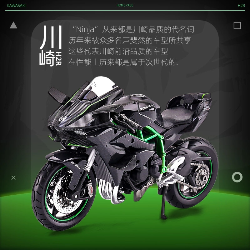 Maisto x Kawasaki 112 H2R Ninja