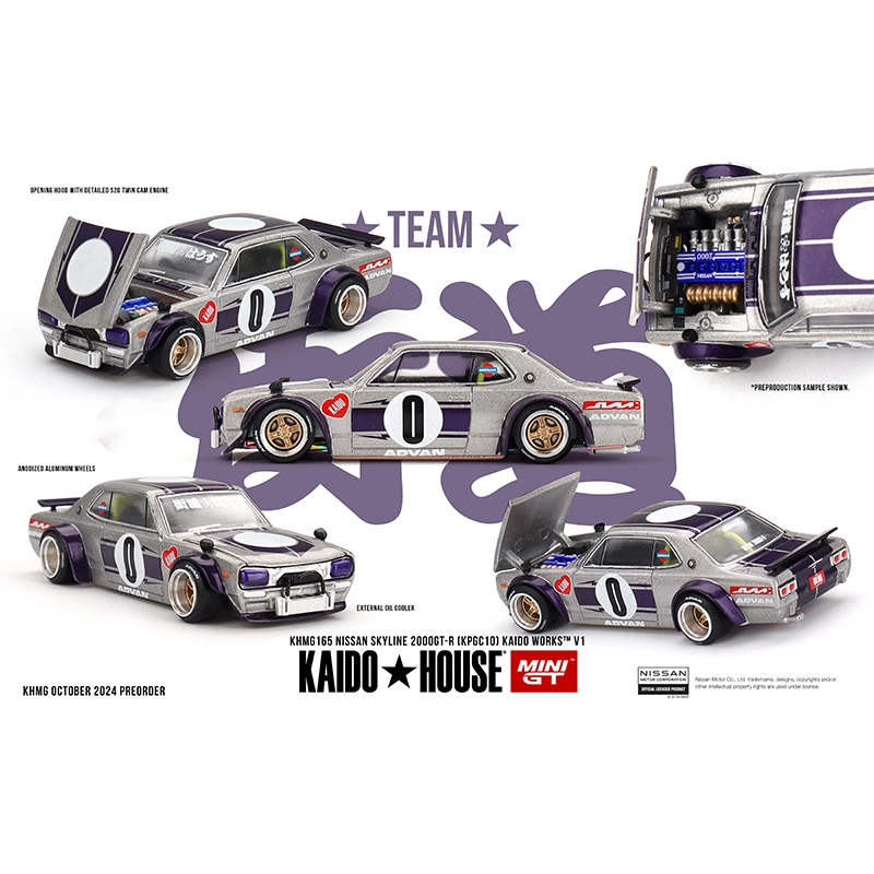 MINI GT 2000GT-R(KPGC10) KaidoWorks V1