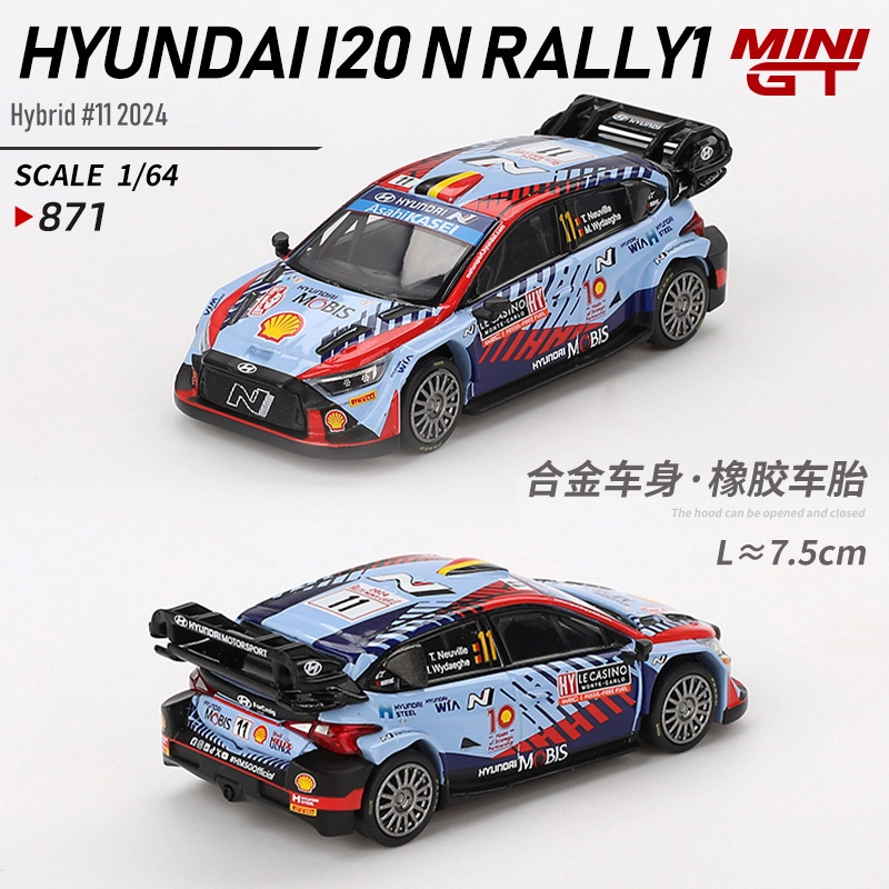 MINI GT i20 N Rally1 Hybrid11 2024