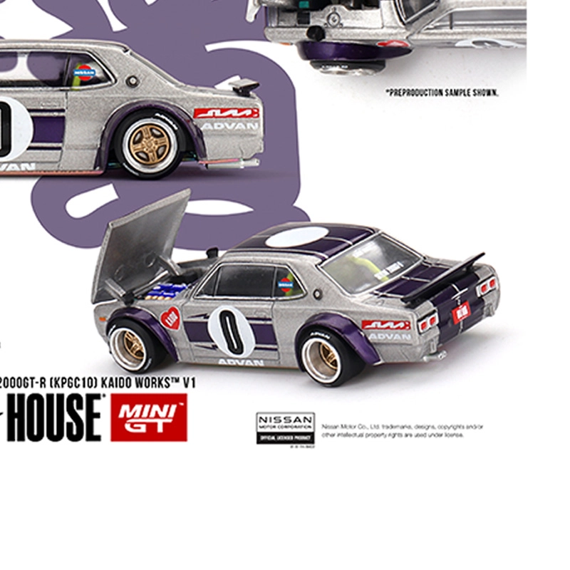 MINI GT 2000GT-R(KPGC10) KaidoWorks V1