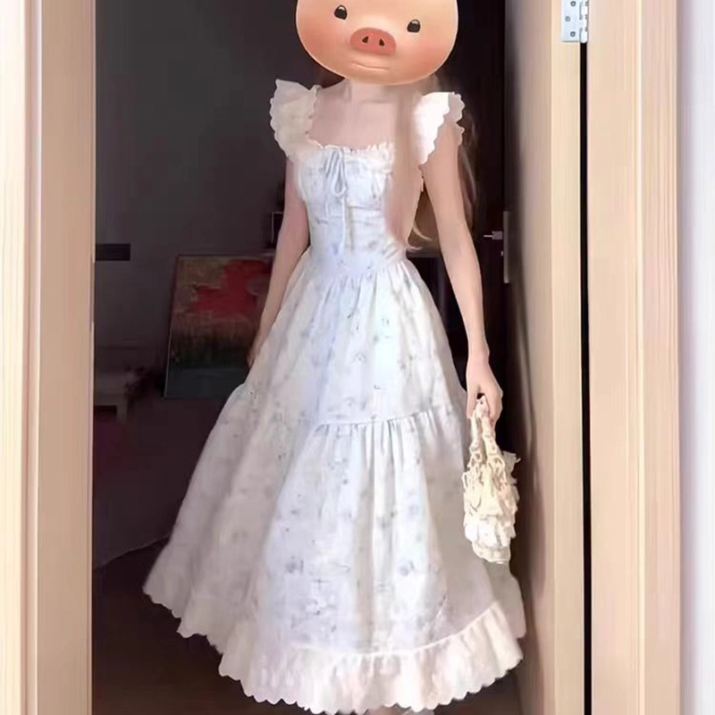 依钗 舒适通勤百搭简约休闲温柔风服饰短袖连衣裙 女款