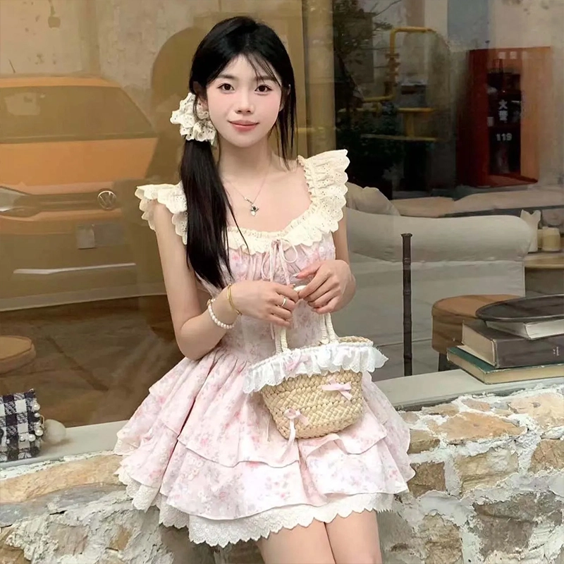 依钗 舒适通勤百搭简约休闲温柔风服饰短袖连衣裙 女款