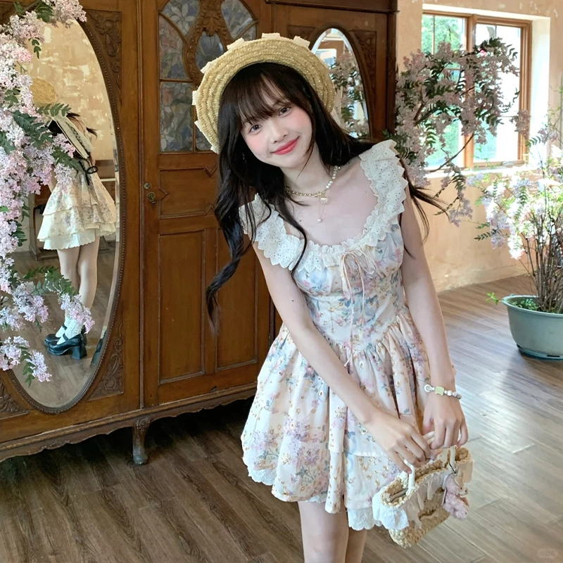 依钗 舒适通勤百搭简约休闲温柔风服饰短袖连衣裙 女款