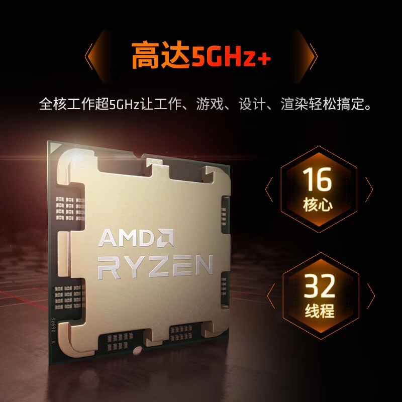 AMD 7000 9 7950X(R9)5nm 1632 5.7GHz 170W