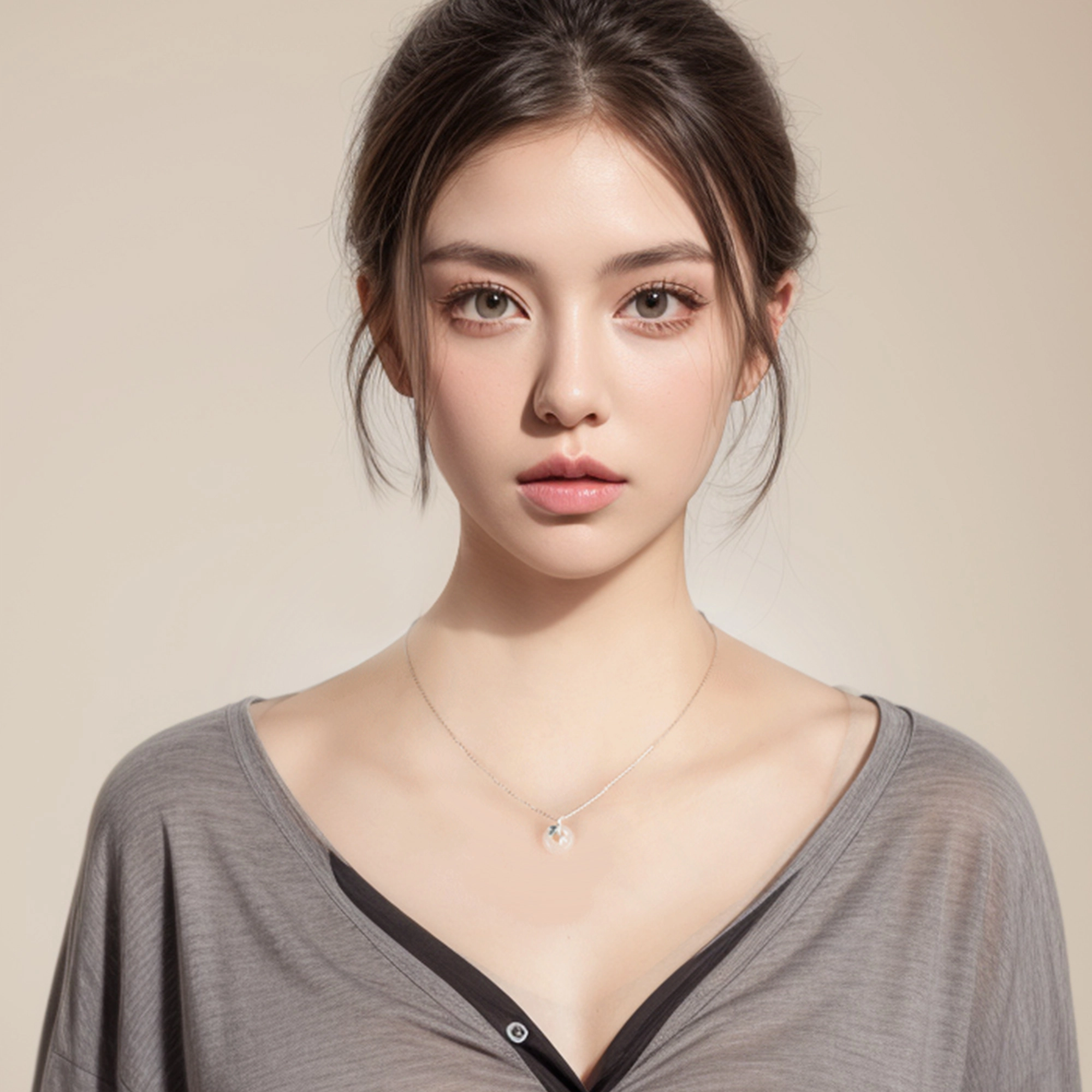 敦煌博物馆 丝路竹心 玉髓 玉石项链 女款