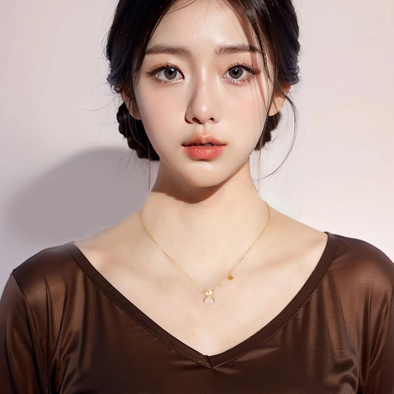 敦煌博物馆 平安福袋 玉髓 玉石项链 女款