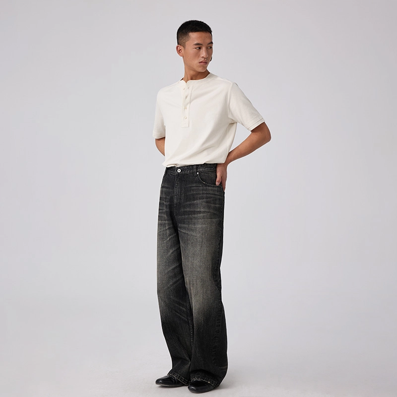 SIMPLE PROJECT *Black Baggy Jeans