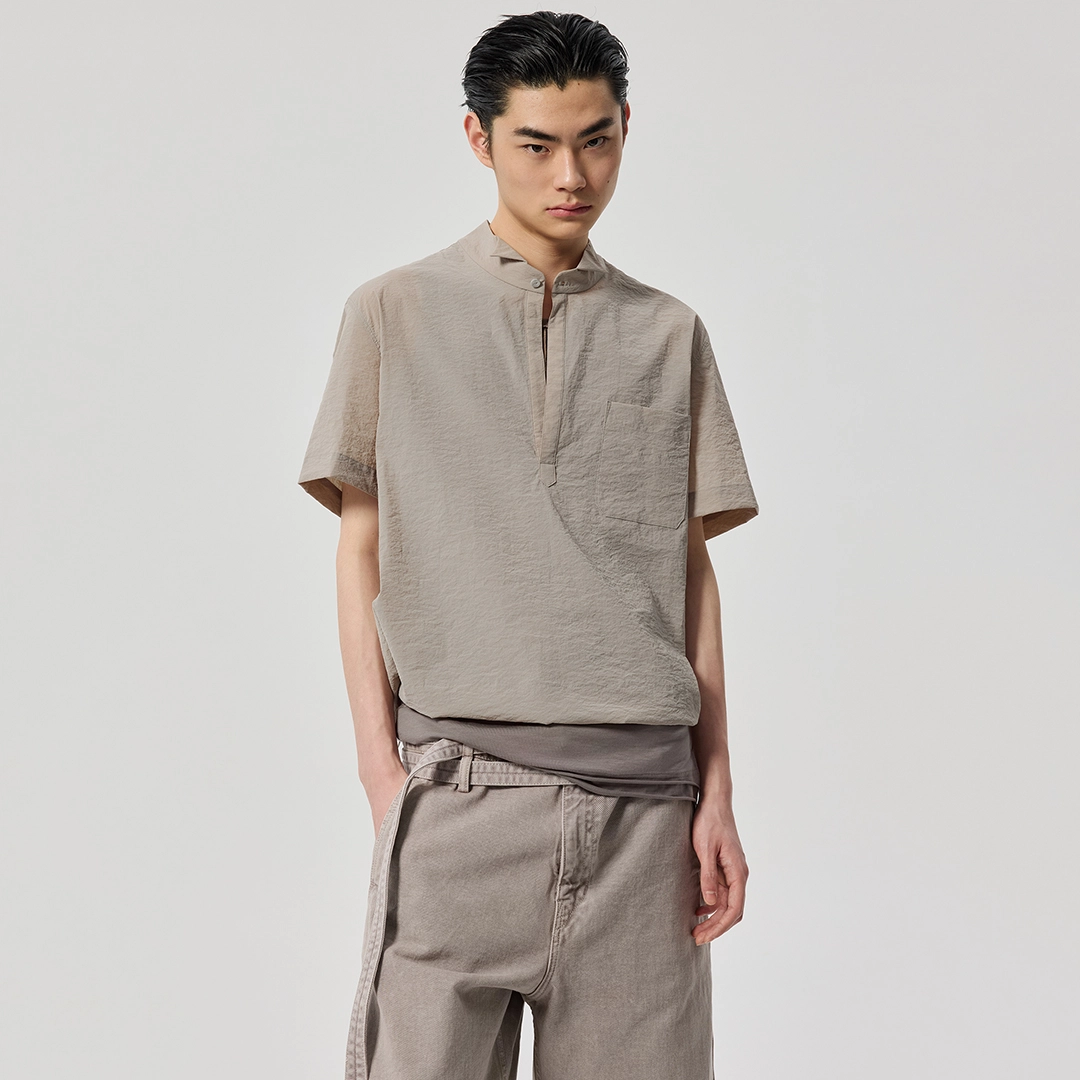 SIMPLE PROJECT *Half-placket Shirt