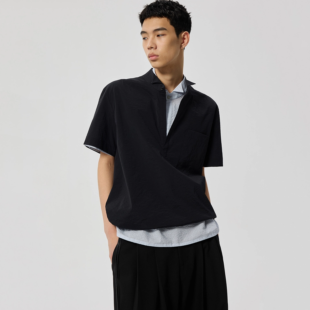 SIMPLE PROJECT *Half-placket Shirt
