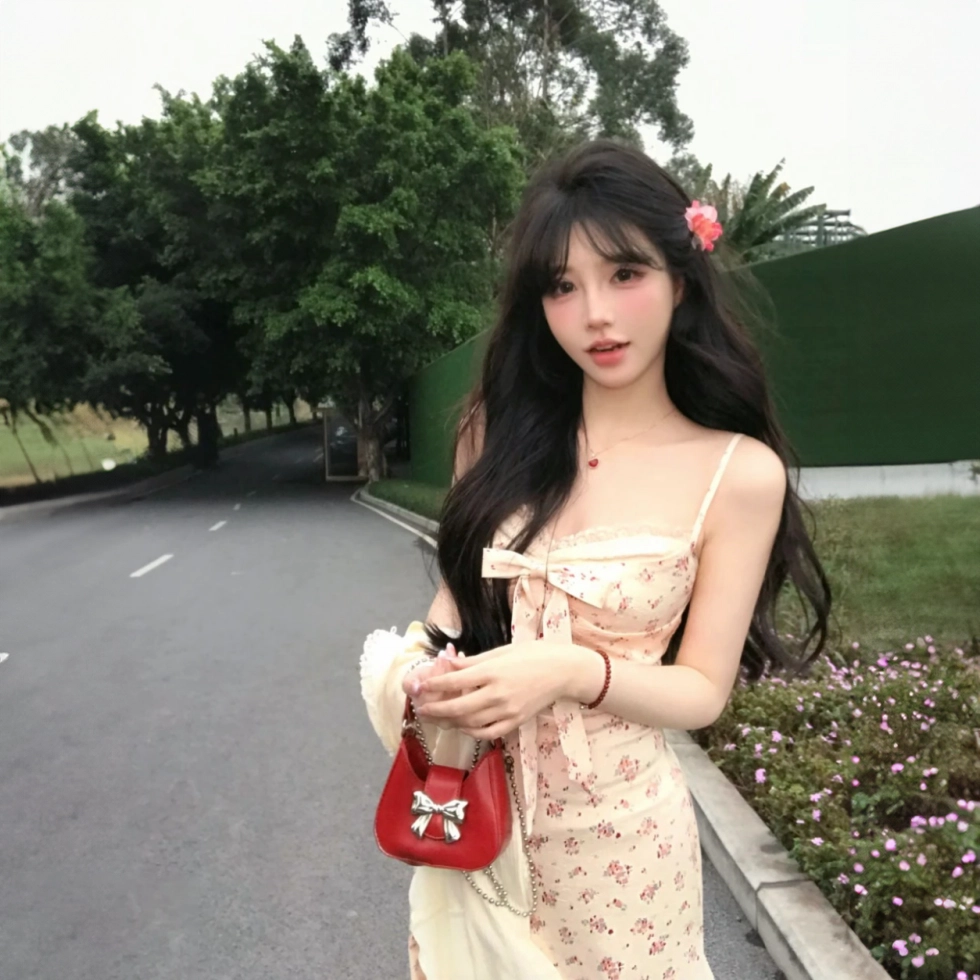 依钗 法式温柔风度假穿搭必备连衣裙与开衫裙装套装 女款