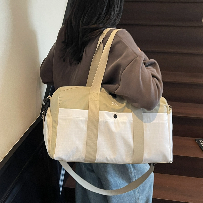 班亚奴 干湿分离独立鞋仓撞色多功能 布 旅行包 男女同款情侣款 多色