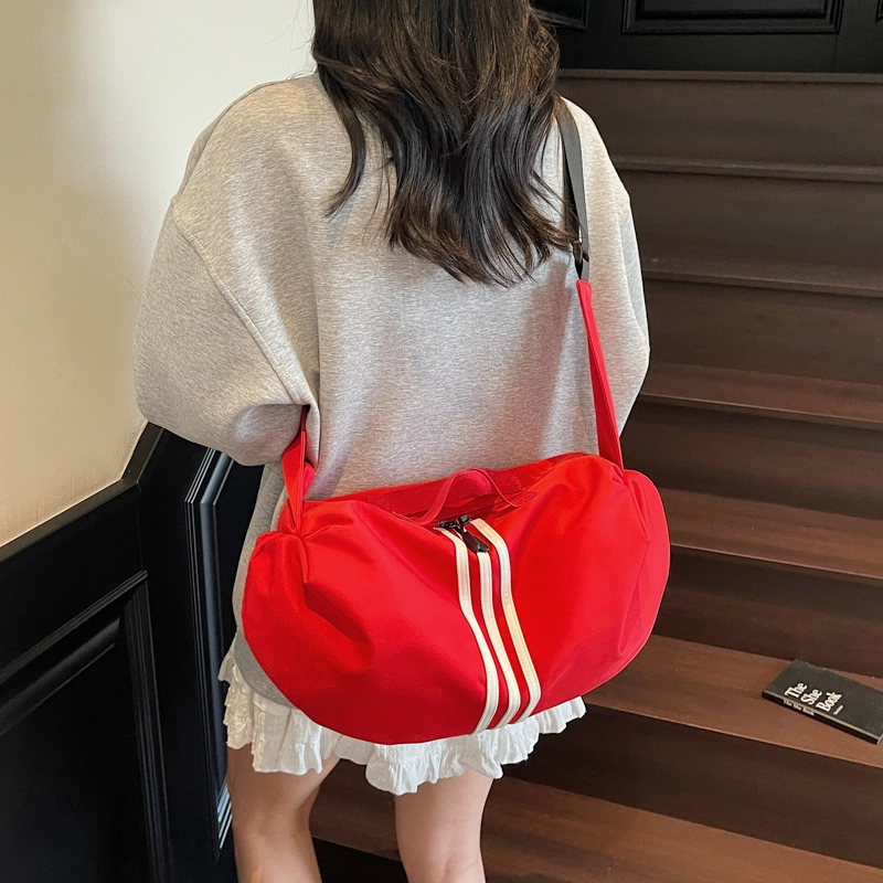 班亚奴 时尚百搭纯色通勤 布 单肩斜挎手提包 常规 男女同款情侣款 多色
