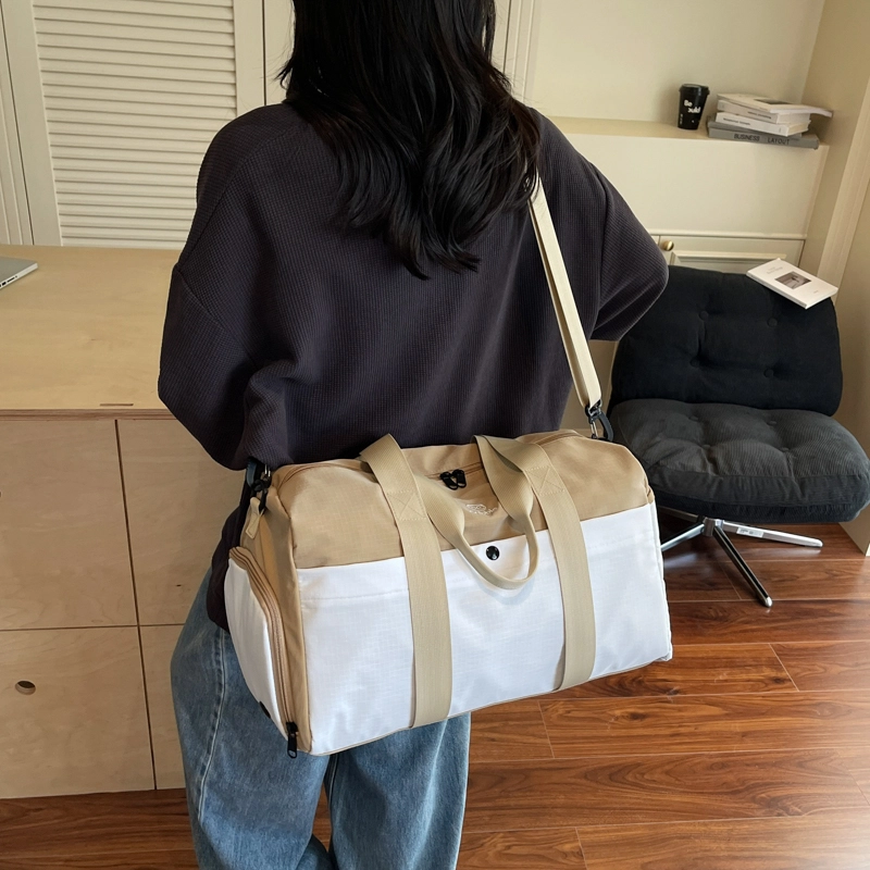 班亚奴 干湿分离独立鞋仓撞色多功能 布 旅行包 男女同款情侣款 多色