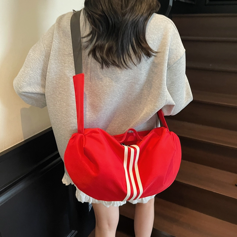 班亚奴 时尚百搭纯色通勤 布 单肩斜挎手提包 常规 男女同款情侣款 多色