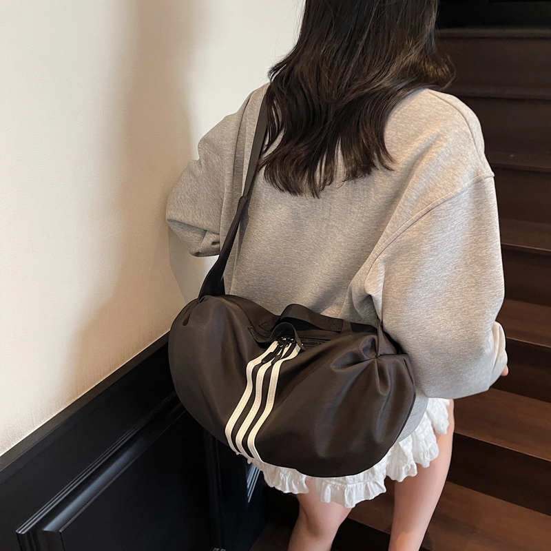 班亚奴 时尚百搭纯色通勤 布 单肩斜挎手提包 常规 男女同款情侣款 多色