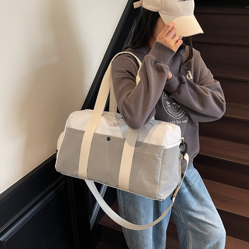 班亚奴 干湿分离独立鞋仓撞色多功能 布 旅行包 男女同款情侣款 多色