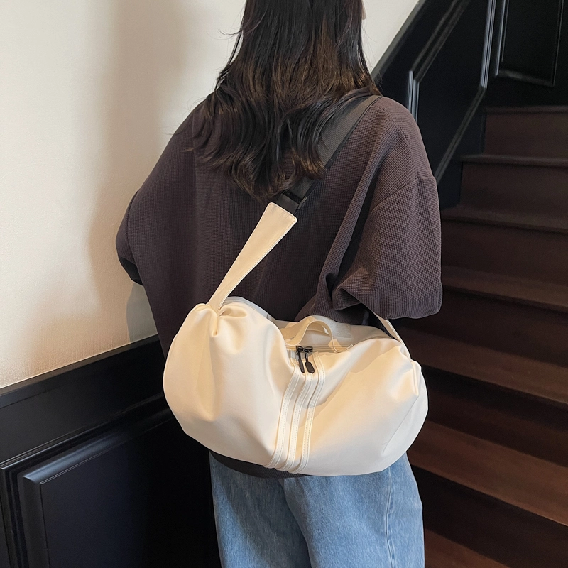 班亚奴 时尚百搭纯色通勤 布 单肩斜挎手提包 常规 男女同款情侣款 多色