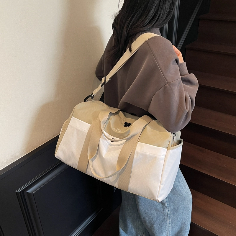 班亚奴 干湿分离独立鞋仓撞色多功能 布 旅行包 男女同款情侣款 多色