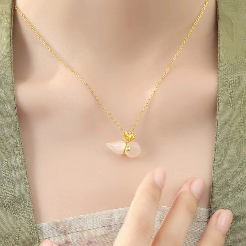芷悦 好运连连 玉髓 项链 女款
