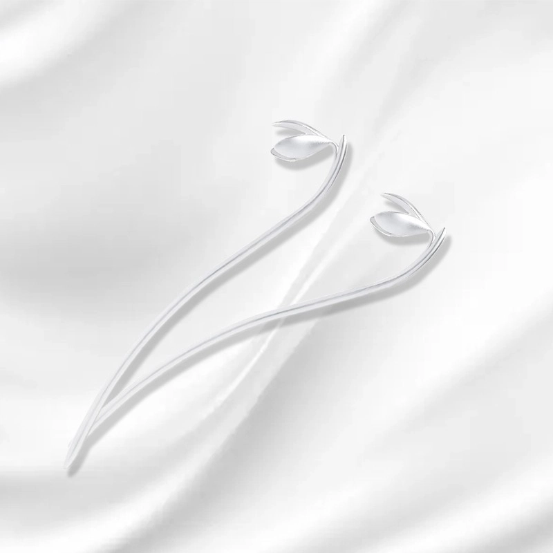 大唐国鼎 玉兰花 新中式复古国风 小众精美造型设计 原创复古古典优雅高级感简约精致盘发 发簪 女款