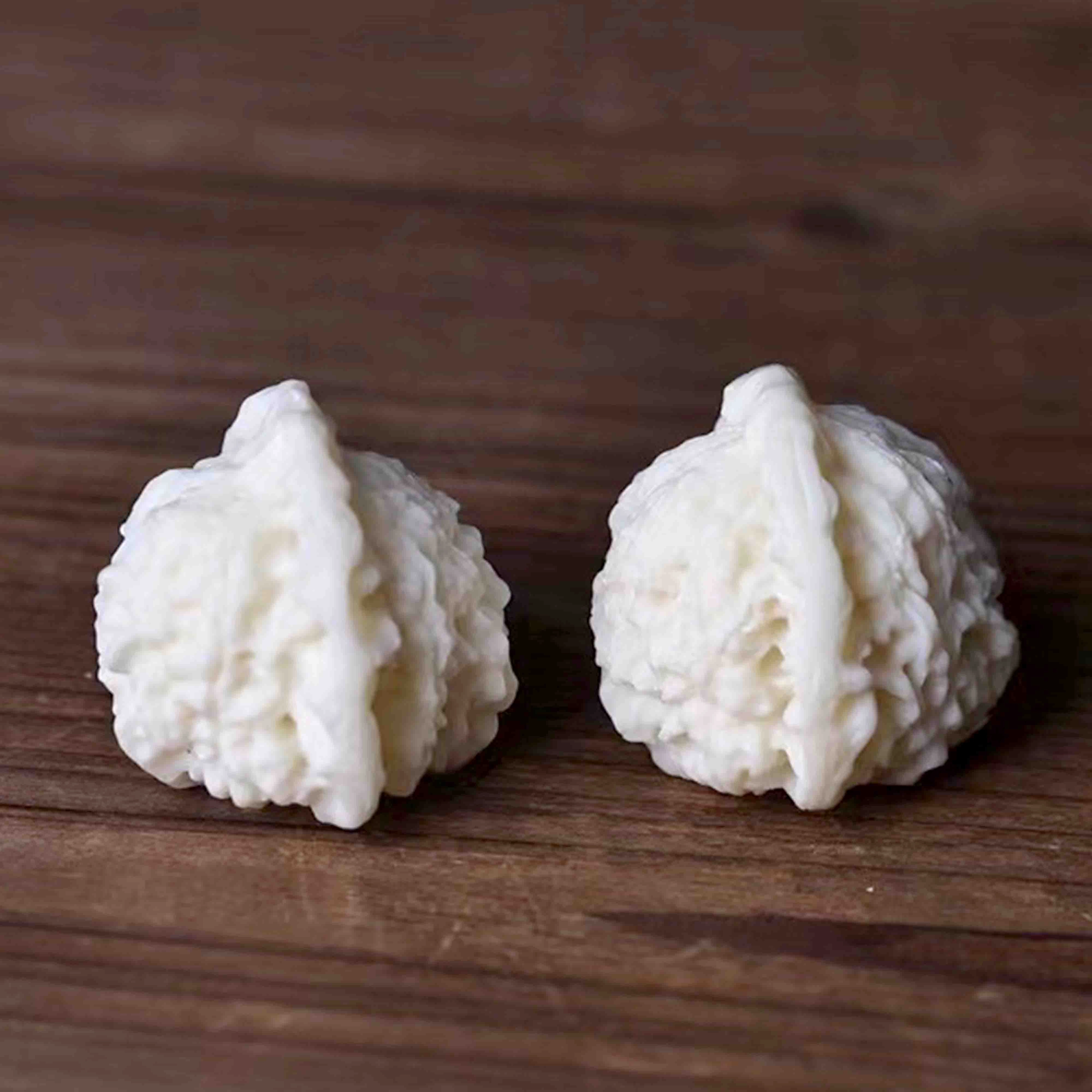 檀欣 雕刻核桃手球 管帽文玩手持 盘玩工艺品 象牙果 其他菩提类手把件 男女同款情侣款 礼盒装