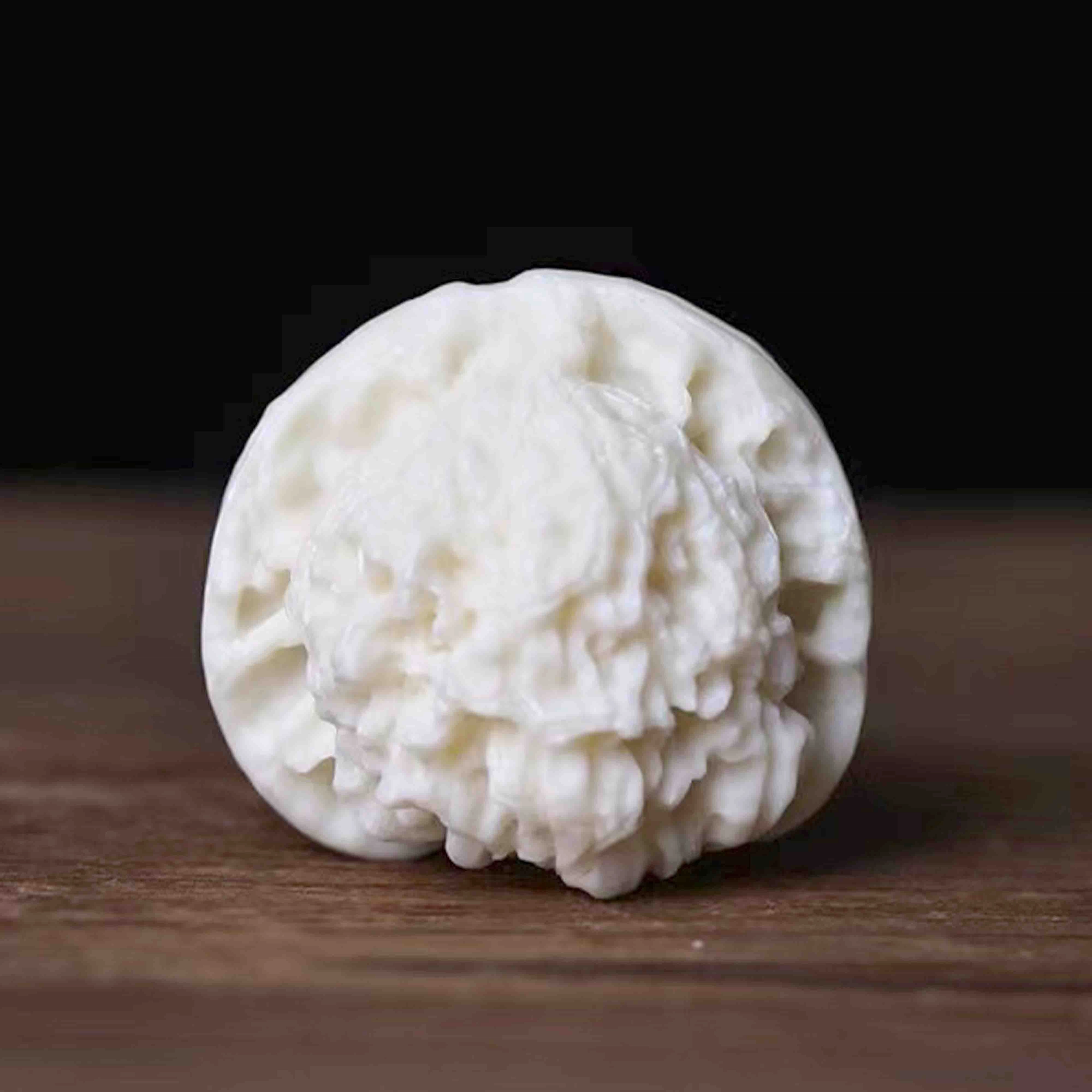 檀欣 雕刻核桃手球 管帽文玩手持 盘玩工艺品 象牙果 其他菩提类手把件 男女同款情侣款 礼盒装