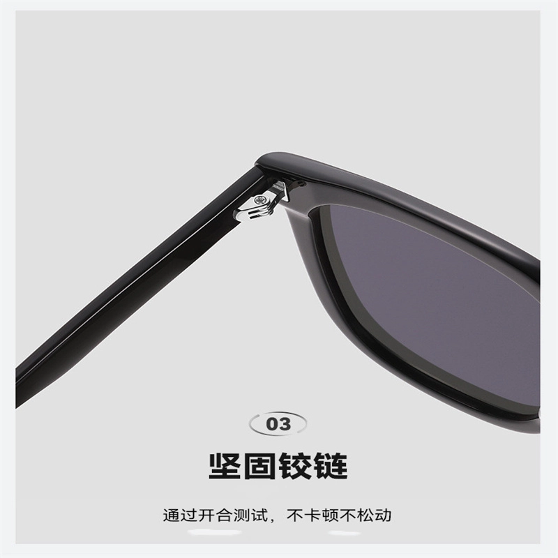 雷派龙 高级感夏季防紫外线遮阳大脸显瘦开车驾驶 板材镜架 方形 太阳眼镜 男女同款情侣款
