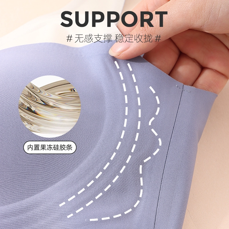 俞兆林 纯色提拉大胸显小上托聚拢防下垂收副乳薄款文胸 女款 组合装