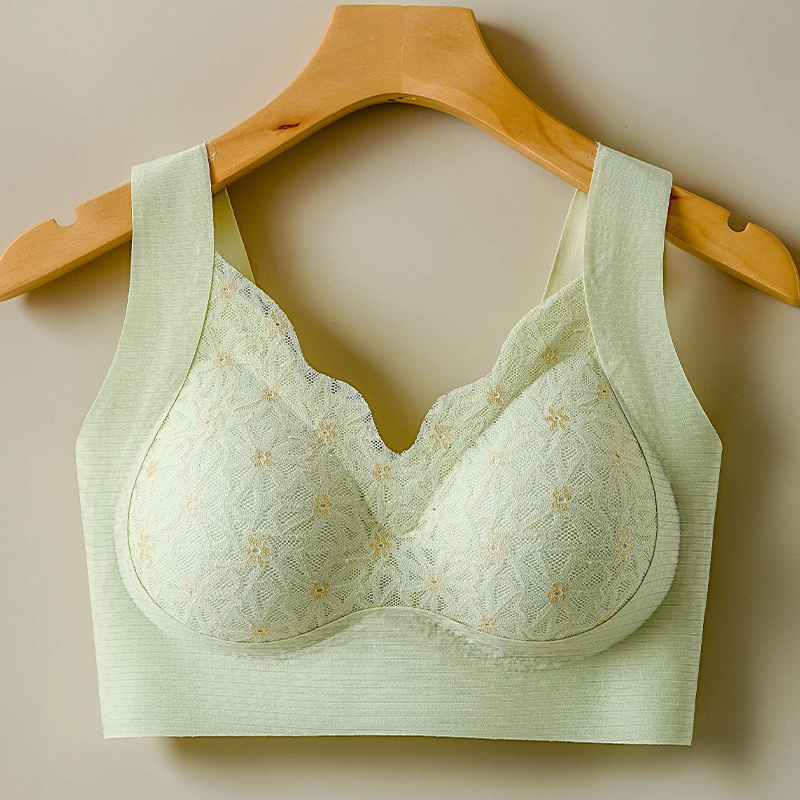 俞兆林 蕾丝舒适大胸显小提拉上托聚拢防下垂收副乳薄款文胸 女款 组合装