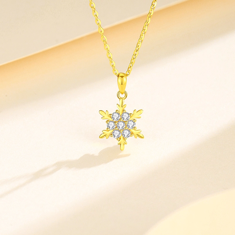 爱尼森 六芒星 黄金 一口价 项链 女款